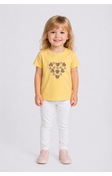 Yale Kids 3-8 Yaş Kız Çocuk %95 Pamuklu Tişört Sarı Yale Kids 3-8 Yaş Kız Çocuk %95 Pamuklu Tişört Sarı