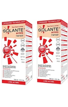 Solante Acnes Tinted Losyon Spf 50+ 150 Ml X2 Adet -akneli Ciltler Için Yağsız Renkli Güneş Koruyucu Losyon Solante Acnes Tinted Losyon Spf 50+ 150 Ml X2 Adet -akneli Ciltler Için Yağsız Renkli Güneş Koruyucu Losyon