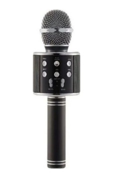 Ws-858 Karaoke Mikrofon Bluetooth, Usb, Hafıza Kartı Ve Aux Girişli Siyah & Siyah Ws-858 Karaoke Mikrofon Bluetooth, Usb, Hafıza Kartı Ve Aux Girişli Siyah & Siyah