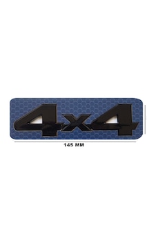4x4 Off Road Arabaları Arka Bagaj Yazı Siyah 4x4 Off Road Arabaları Arka Bagaj Yazı Siyah