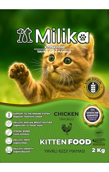 Milika Yavru Kedi Maması Tavuklu 2 Kg