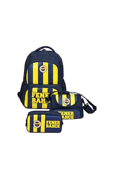 Fenerbahçe Erkek Çocuk Üçlü İlkokul Okul Çanta Seti - Fenerbahçe Yazılı Mavi - Sarı - Setfb70013a Çok Renkli Fenerbahçe Erkek Çocuk Üçlü İlkokul Okul Çanta Seti - Fenerbahçe Yazılı Mavi - Sarı - Setfb70013a Çok Renkli