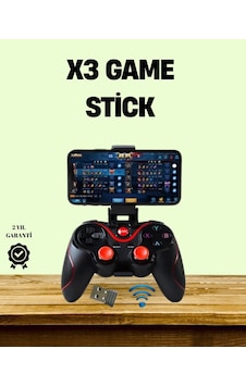 Buğz Ergonomik Tasarımlı Şarjlı Kablosuz Gamepad Buğz Ergonomik Tasarımlı Şarjlı Kablosuz Gamepad
