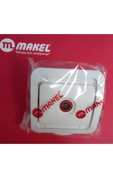 MAKEL MİMOZA BEYAZ TV PRİZ - KORDONSUZ MAKEL MİMOZA BEYAZ TV PRİZ - KORDONSUZ