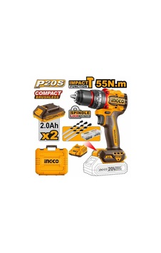 Ingco Kömürsüz Li-ion Akülü Darbeli Matkap 13 Mm 20v 2.0ah Ingco Kömürsüz Li-ion Akülü Darbeli Matkap 13 Mm 20v 2.0ah