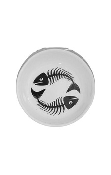 Raccoon Eco001 Fish Bone Seramik Mama Ve Su Kabı 250ml Raccoon Eco001 Fish Bone Seramik Mama Ve Su Kabı 250ml