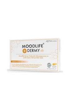 Moodlife Dermy Probiyotik Ve Çinko İçeren 30 Kapsül Moodlife Dermy Probiyotik Ve Çinko İçeren 30 Kapsül
