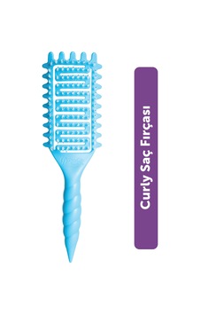 Pro Curlybrush - Kıvırcık Saçlar İçin Bukle Belirginleştirici Saç Fırçası Mavi Pro Curlybrush - Kıvırcık Saçlar İçin Bukle Belirginleştirici Saç Fırçası Mavi