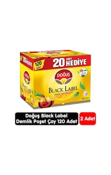 Doğuş Black Label Demlik Çay 120 Adet 2 Paket Doğuş Black Label Demlik Çay 120 Adet 2 Paket