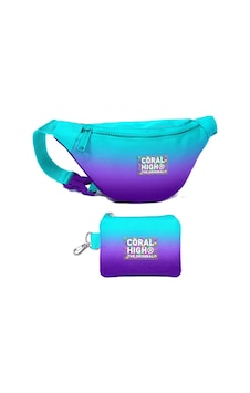Coral High Erkek Çocuk Turkuaz Mor Renk Geçişli Desenli Bel Çantası Ve Bozuk Para Cüzdanı Set Çok Renkli Coral High Erkek Çocuk Turkuaz Mor Renk Geçişli Desenli Bel Çantası Ve Bozuk Para Cüzdanı Set Çok Renkli