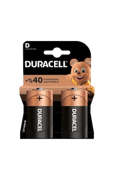 Duracell Pil D 1.5V Lr20 Büyük Boy Ikili Kartela Duracell Pil D 1.5V Lr20 Büyük Boy Ikili Kartela