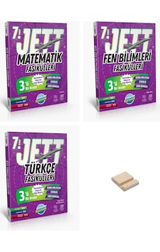 7. Sınıf Jett Matematik Fen Bilimleri Ve Türkçe Fasikülleri 3lü Set 7. Sınıf Jett Matematik Fen Bilimleri Ve Türkçe Fasikülleri 3lü Set