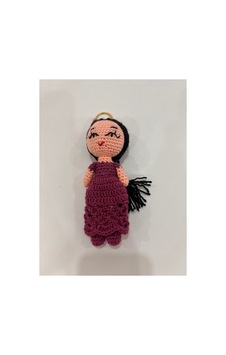 El Örgüsü Uzun Saçlı Prenses Amigurumi Anahtarlık Dantel Etekli Handmade Tığ İşi Bebek, Çanta Süsü Mor Mor El Örgüsü Uzun Saçlı Prenses Amigurumi Anahtarlık Dantel Etekli Handmade Tığ İşi Bebek, Çanta Süsü Mor Mor