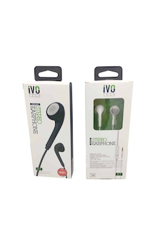 Stereo Earphone Kablolu Kulaklık Siyah Beyaz İvotech K7 Typc-e Stereo Earphone Kablolu Kulaklık Siyah Beyaz İvotech K7 Typc-e