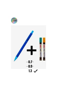 1.3 Mm Uçlu Kalem Ve 2 Paket 1.3 Mm Uç Seti Mikro Mavi 1.3 Mm Uçlu Kalem Ve 2 Paket 1.3 Mm Uç Seti Mikro Mavi
