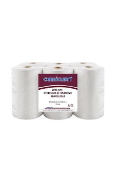 Omniclean Fotoselli Makine Havlusu 25 CM 6 Rulo