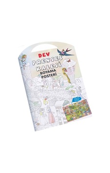 Prenses Kalesi Dev Boyama Posteri Prenses Kalesi Dev Boyama Posteri