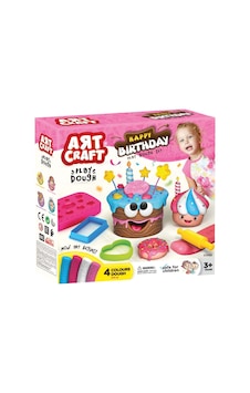 Art Craft Doğum Günü Oyun Hamuru Seti 10 Parça.