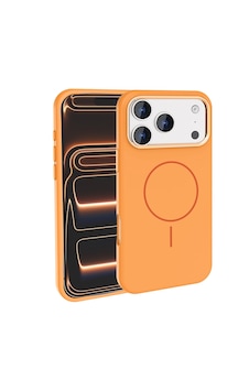 Zore Apple iPhone Uyumlu 17 Pro Max Kılıf M-safe Şarj Özellikli Metal Kamera Çerçeveli Edi Silikon Kapak Turuncu Zore Apple iPhone Uyumlu 17 Pro Max Kılıf M-safe Şarj Özellikli Metal Kamera Çerçeveli Edi Silikon Kapak Turuncu