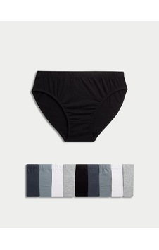 Marks & Spencer Saf Pamuklu 10'lu Brief Külot (2-14 Yaş) T71001458V Gri Marks & Spencer Saf Pamuklu 10'lu Brief Külot (2-14 Yaş) T71001458V Gri