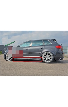 Audi A3 Yan Marşpiyel Takımı 2004-2012 Düz Model - Plastik