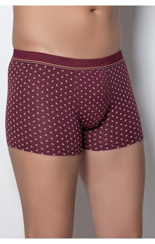 Dorea 2 Adet Erkek Kare Desenli Bordo Boxer Bordo