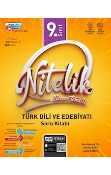 Nitelik 9.sınıf Beceri Temelli Türk Dili Ve Edebiyatı Soru Kitabı Nitelik 9.sınıf Beceri Temelli Türk Dili Ve Edebiyatı Soru Kitabı