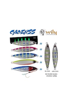 Jig Wily Cadenss Jig 80gr 90mm Renk:33 Jig Wily Cadenss Jig 80gr 90mm Renk:33