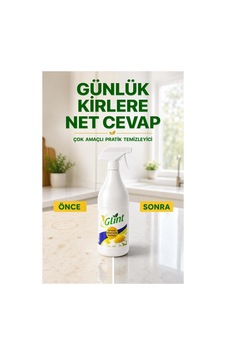 Çok Amaçlı Yüzey Temizleyici 1 Litre Sprey Genel Temizlik Diğer Çok Amaçlı Yüzey Temizleyici 1 Litre Sprey Genel Temizlik Diğer