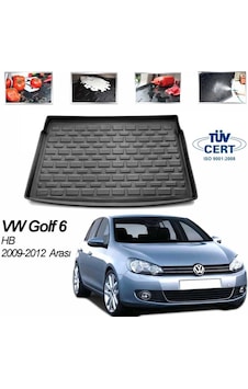 Vw Golf 6 Bagaj Havuzu Paspası 2009-2012 Vw Golf 6 Bagaj Havuzu Paspası 2009-2012