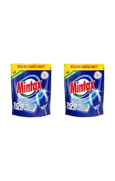 Mintax Bulaşık Tableti 2 x 100 Adet Mintax Bulaşık Tableti 2 x 100 Adet