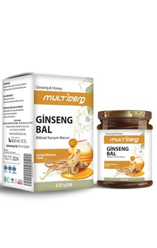 Multidem Ginsengli Ballı Bitkisel Karışım Macun 420 G Multidem Ginsengli Ballı Bitkisel Karışım Macun 420 G