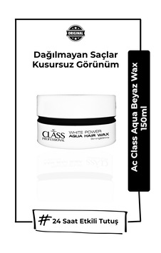 Professional Aqua Hair Wax Beyaz Power 150 Ml - Güçlü Ve Esnek Tutuş Professional Aqua Hair Wax Beyaz Power 150 Ml - Güçlü Ve Esnek Tutuş