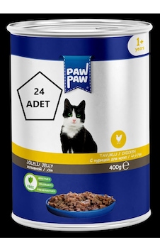 Paw Paw Jöleli Tavuklu Yetişkin Kedi Konservesi 24 x 400 G Paw Paw Jöleli Tavuklu Yetişkin Kedi Konservesi 24 x 400 G