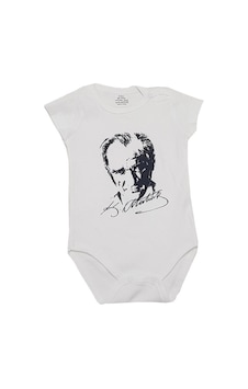 Feyzamavm Unisex Bebek Atatürklü Kısa Kollu Çıt Çıtlı Zıbın Feyzamavm Unisex Bebek Atatürklü Kısa Kollu Çıt Çıtlı Zıbın