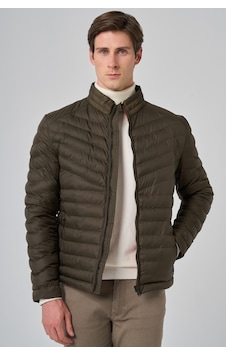 Morven Erkek Haki Polyester Kısa Kapitone Mont 26ks024002710 Haki