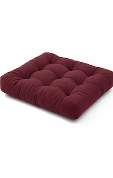 Rual Kadife Döşemelik Kumaştan Yer Pufu Sandalye Minderi Yer Minderi 60x60 Cm Bordo Rual Kadife Döşemelik Kumaştan Yer Pufu Sandalye Minderi Yer Minderi 60x60 Cm Bordo