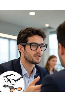 Yapay Zekâ Destekli Bluetooth Akıllı Gözlük Açık Kulak Ses Teknolojisi Müzik Dinleme Ve Telefon Görüşmesi Yapay Zekâ Destekli Bluetooth Akıllı Gözlük Açık Kulak Ses Teknolojisi Müzik Dinleme Ve Telefon Görüşmesi