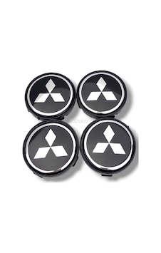 Mitsubishi Uyumlu 58/ 55 Mm Siyah Gümüş Geçmeli Jant Göbeği Kapak Seti, 4 Adet Krom Görünümlü Mitsubishi Uyumlu 58/ 55 Mm Siyah Gümüş Geçmeli Jant Göbeği Kapak Seti, 4 Adet Krom Görünümlü