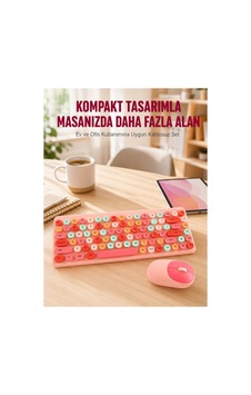 Kablosuz Bluetooth Klavye Çoklu Cihaz Desteği, Akıllı Güç Tasarrufu Yeni Nesil Çok Renkli Diğer Kablosuz Bluetooth Klavye Çoklu Cihaz Desteği, Akıllı Güç Tasarrufu Yeni Nesil Çok Renkli Diğer
