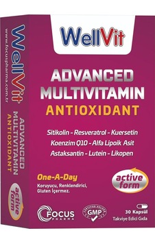 Wellvit Advanced Multivitamin 30 Kapsül Wellvit Advanced Multivitamin 30 Kapsül