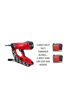 Hilti Gx 3 Tabanca Yanında 2 Adet 1200 Lük Çivi Gaz Hilti Gx 3 Tabanca Yanında 2 Adet 1200 Lük Çivi Gaz