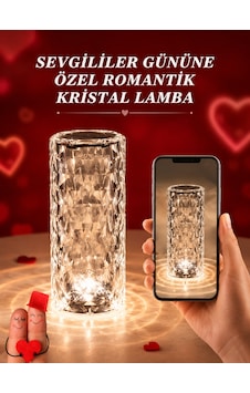 Sevgililer Günü İçin Hediye Kristal Lamba Sevgiliye Hediye Usb Şarjlı Gece Lambası Kopya Kırmızı Sevgililer Günü İçin Hediye Kristal Lamba Sevgiliye Hediye Usb Şarjlı Gece Lambası Kopya Kırmızı