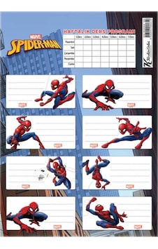 Keskin Color Marvel Örümcek Adam Okul Etiketi