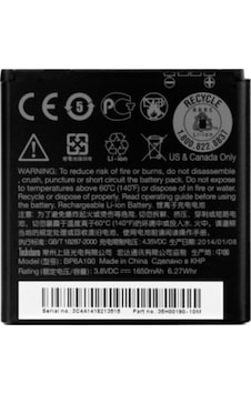 Htc Desire X (BP6A100) Batarya Pil 1650 mAh Htc Desire X (BP6A100) Batarya Pil 1650 mAh