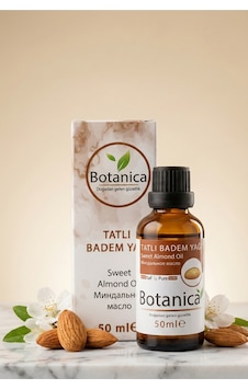 Botanica %100 Saf Tatlı Badem Yağı Soğuk Sıkım Göz Çevresi Nemlendirici Kırışıklık Bakımı Besleyici 50 Ml 50 ML Botanica %100 Saf Tatlı Badem Yağı Soğuk Sıkım Göz Çevresi Nemlendirici Kırışıklık Bakımı Besleyici 50 Ml 50 ML