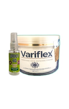 Variflex Vein Defense Cream 100 Ml Krem + 30 Ml Çörek Otu Dindirici Yağ Variflex Vein Defense Cream 100 Ml Krem + 30 Ml Çörek Otu Dindirici Yağ