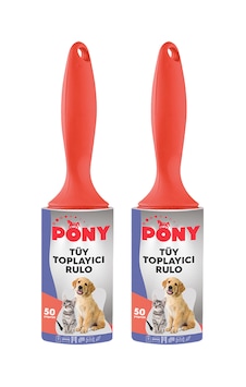 Pony Tüy Toplayıcı Rulo 50 Yaprak 2'li Pony Tüy Toplayıcı Rulo 50 Yaprak 2'li