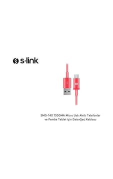 S Link Smg 140 1 3a Micro Usb Pembe Data Şarj Kablosu S Link Smg 140 1 3a Micro Usb Pembe Data Şarj Kablosu