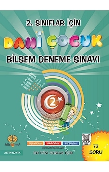 Altın Nokta 2. Sınıf Dahi Çocuk Bilsem Deneme Sınavı